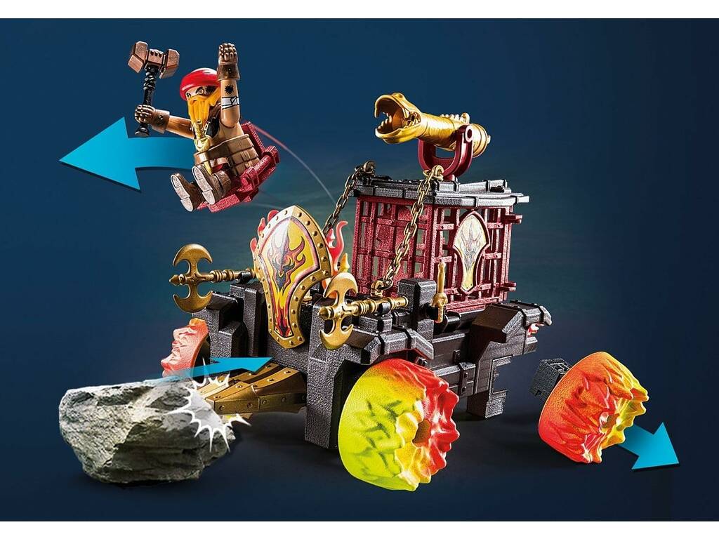 Playmobil Novelmore Banditi di Burham ariete 71299