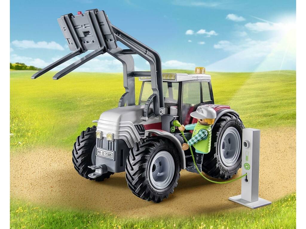 Playmobil Trator Grande com Acessórios de Playmobil 71305