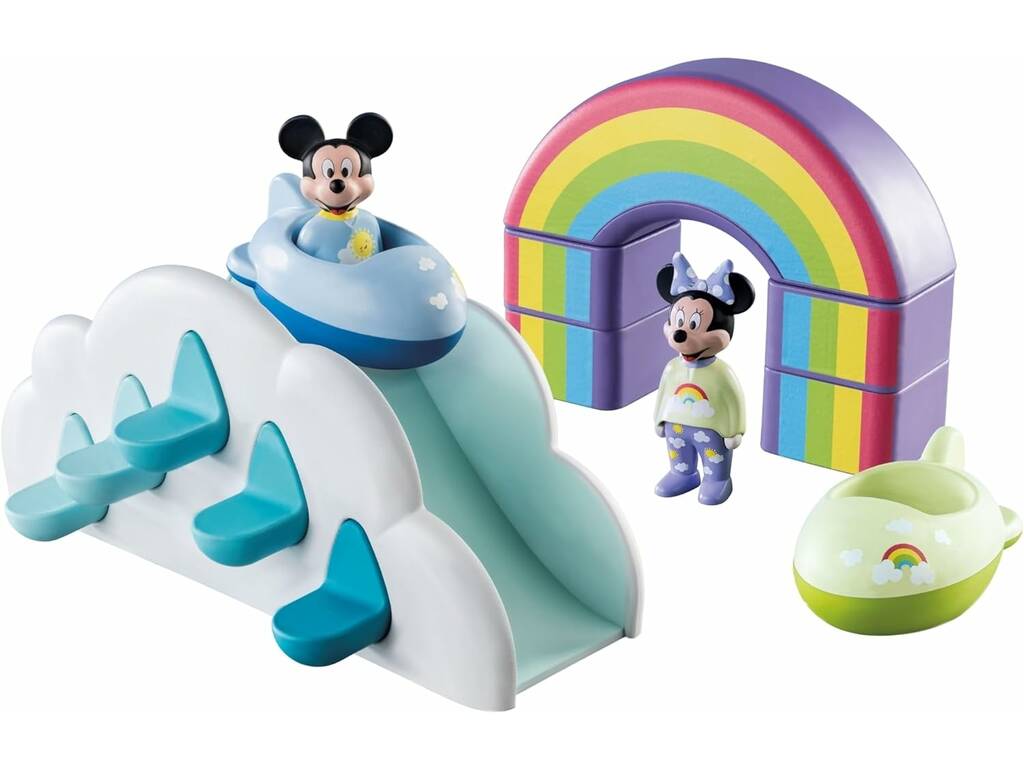 Playmobil 1,2,3 Disney Mickey And Friends Casa delle nuvole 71319
