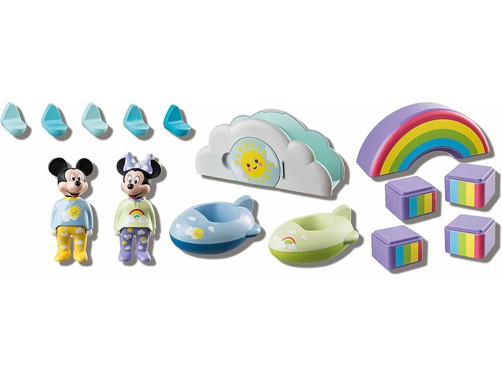 Playmobil 1,2,3 Disney Mickey And Friends Casa delle nuvole 71319