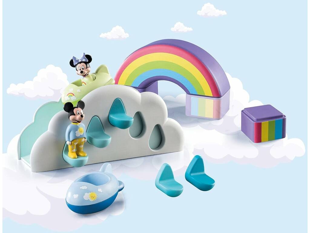 Playmobil 1,2,3 Disney Mickey And Friends Casa delle nuvole 71319