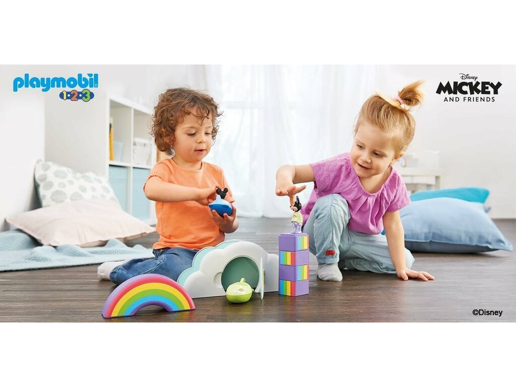 Playmobil 1,2,3 Disney Mickey And Friends Casa delle nuvole 71319