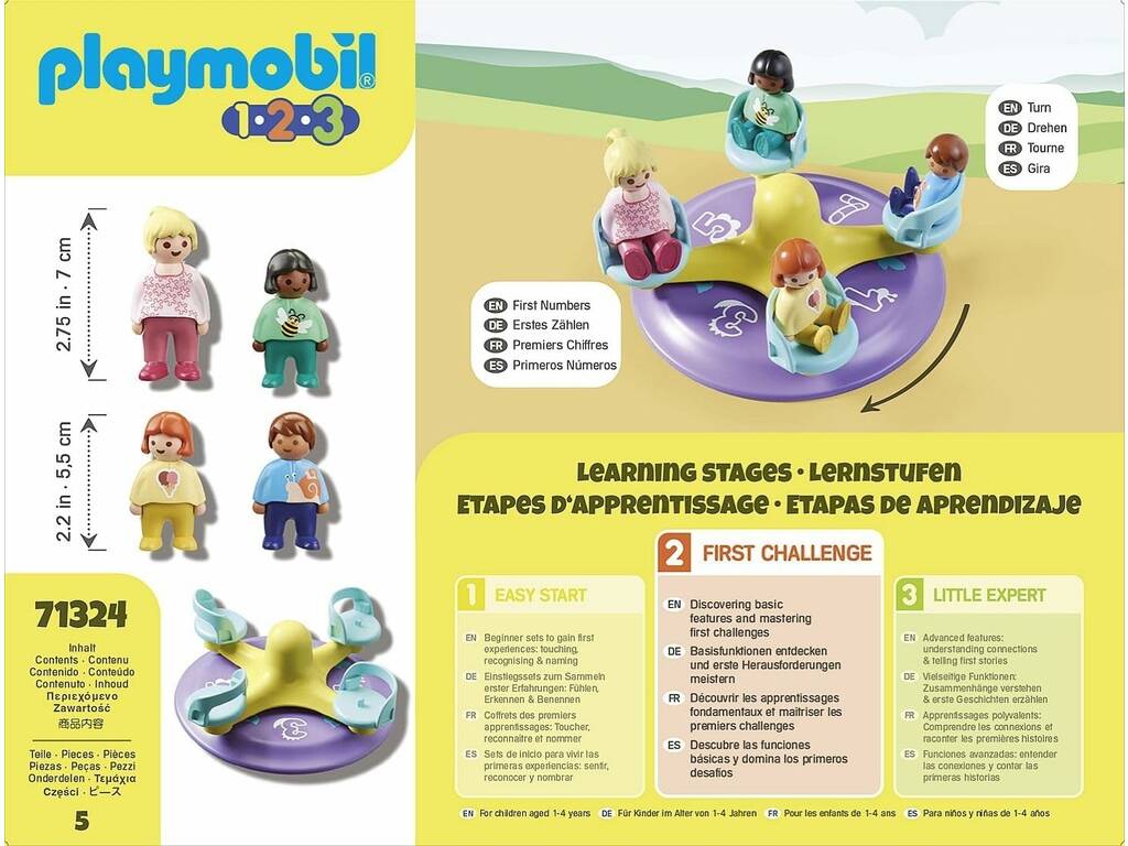 Playmobil 1,2,3 Carosello di Playmobil 71324