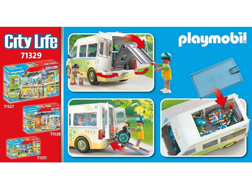 Playmobil City Life Scuolabus Playmobil 71329