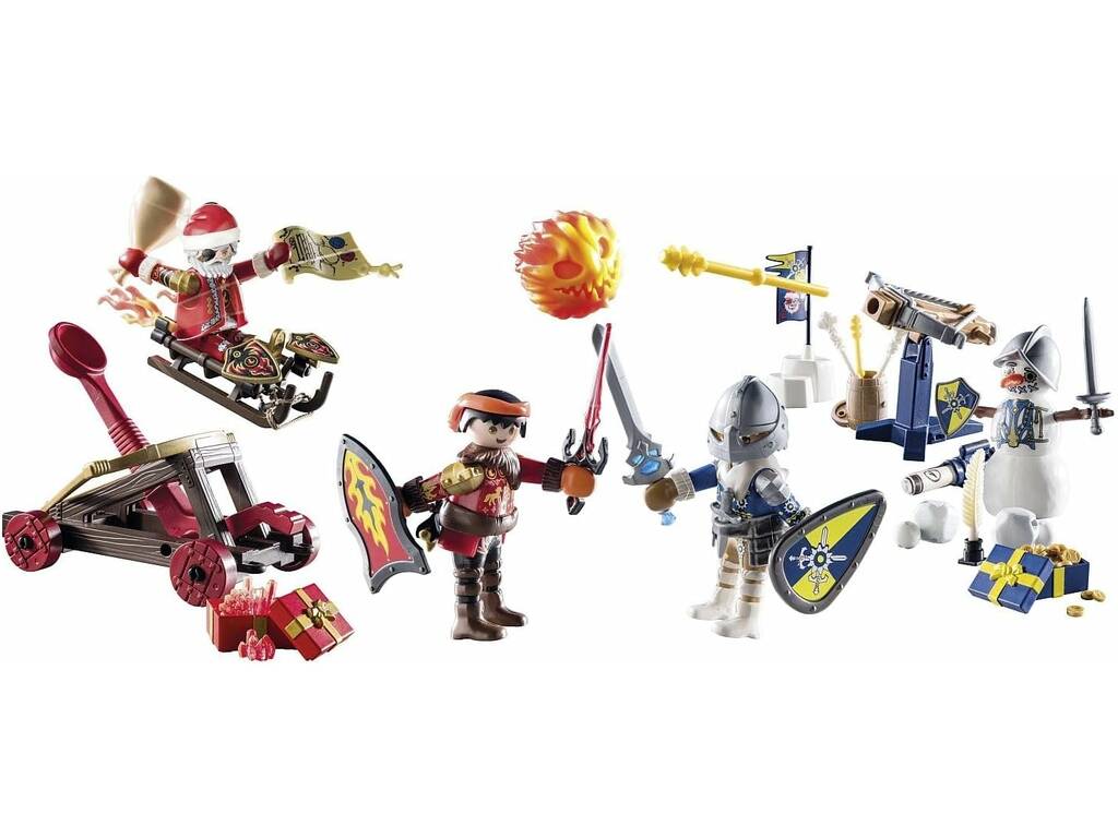 Playmobil Novelmore Calendrier de l'Avent Calendrier de l'Avent Bataille de neige 71346