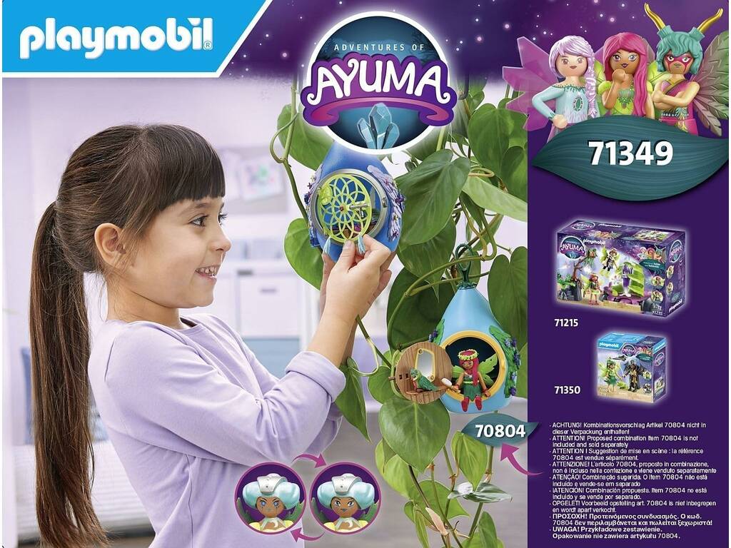 Playmobil Les Aventures d'Ayuma Casa Fée de la Lune 71349