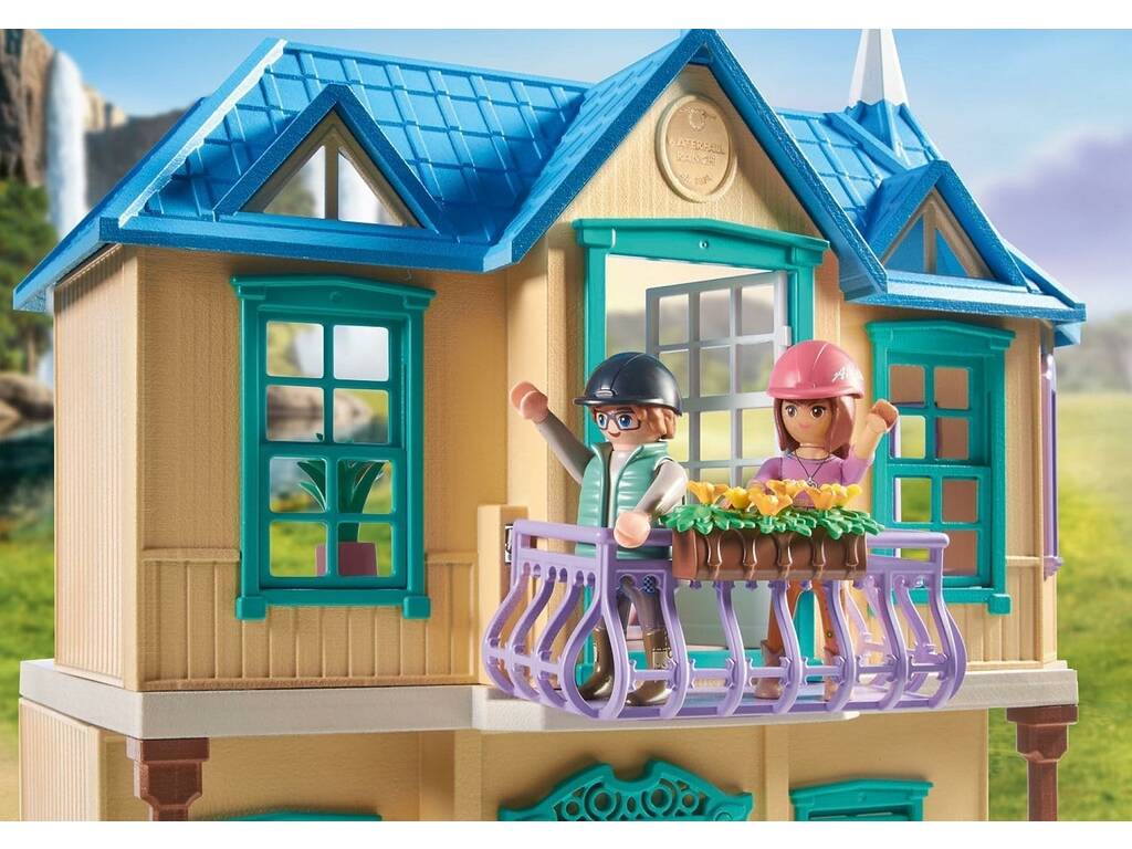 Playmobil Chevaux de la cascade Rancho Waterfall 71351