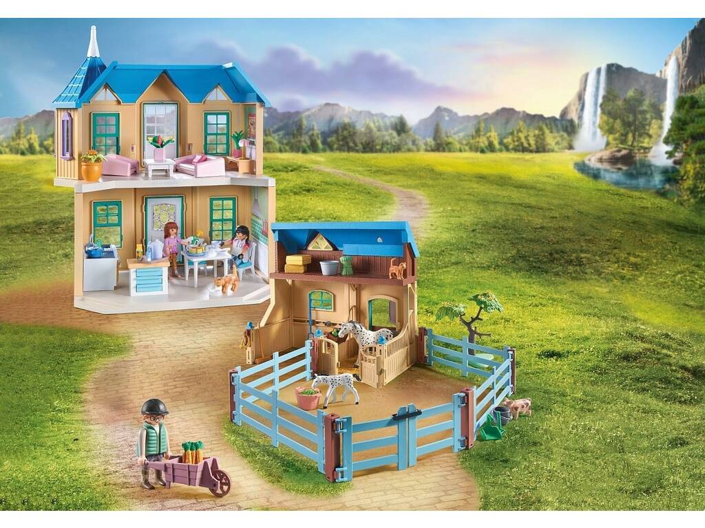 Playmobil Chevaux de la cascade Rancho Waterfall 71351