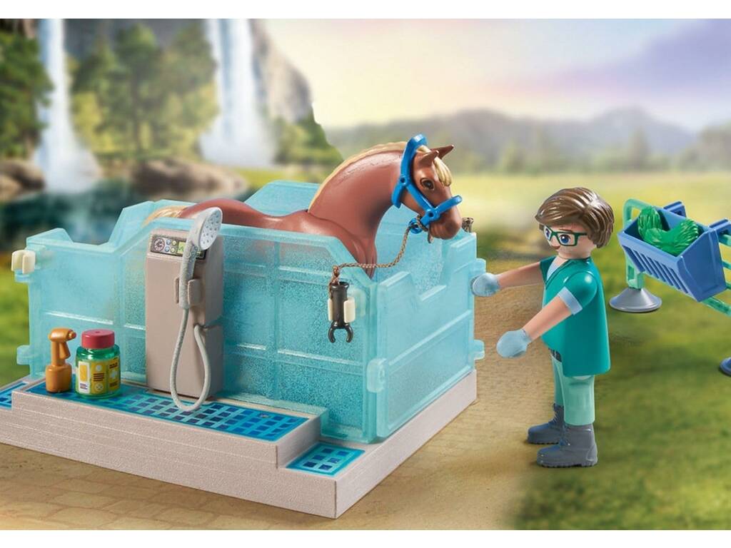 Playmobil Horses of Waterfall Clínica Veterinária 71352
