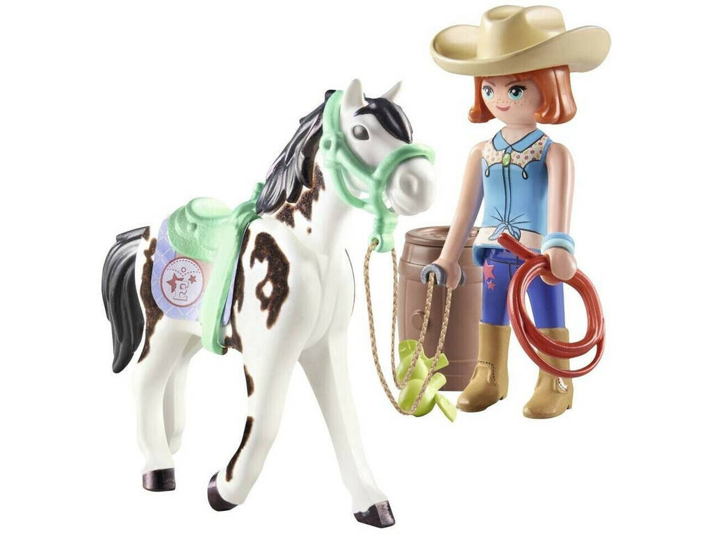 Playmobil Chevaux de la cascade Déjeuner avec Ellie et Sawdust 71358