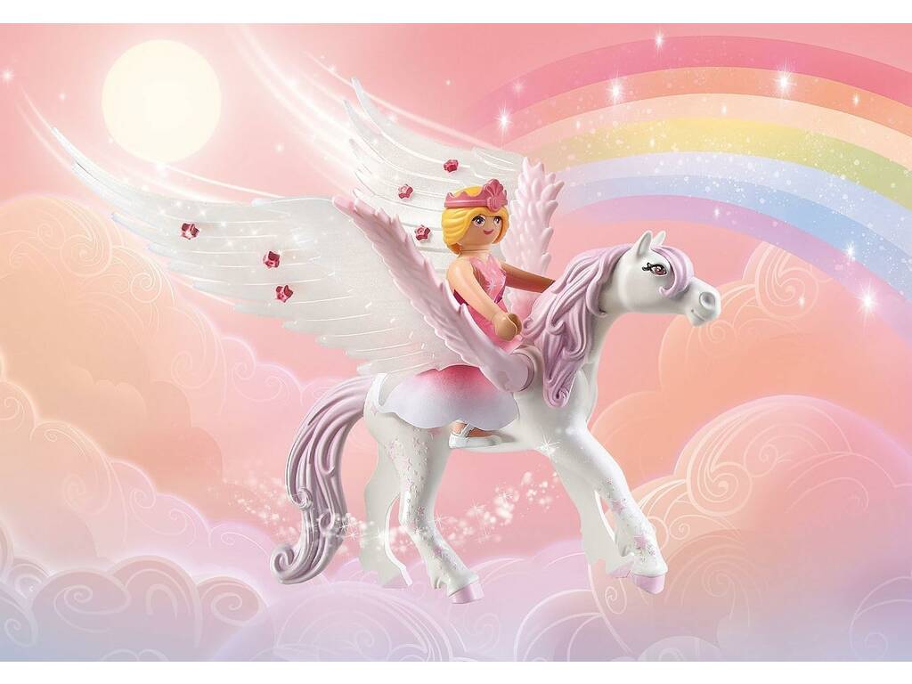 Playmobil Château arc-en-ciel dans les nuages 71359