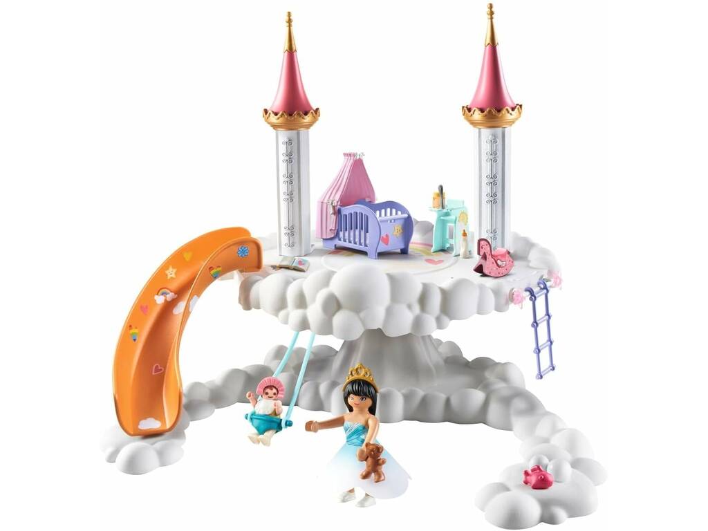 Playmobil Castillo Arcoíris Habitación Bebé en las Nubes 71360