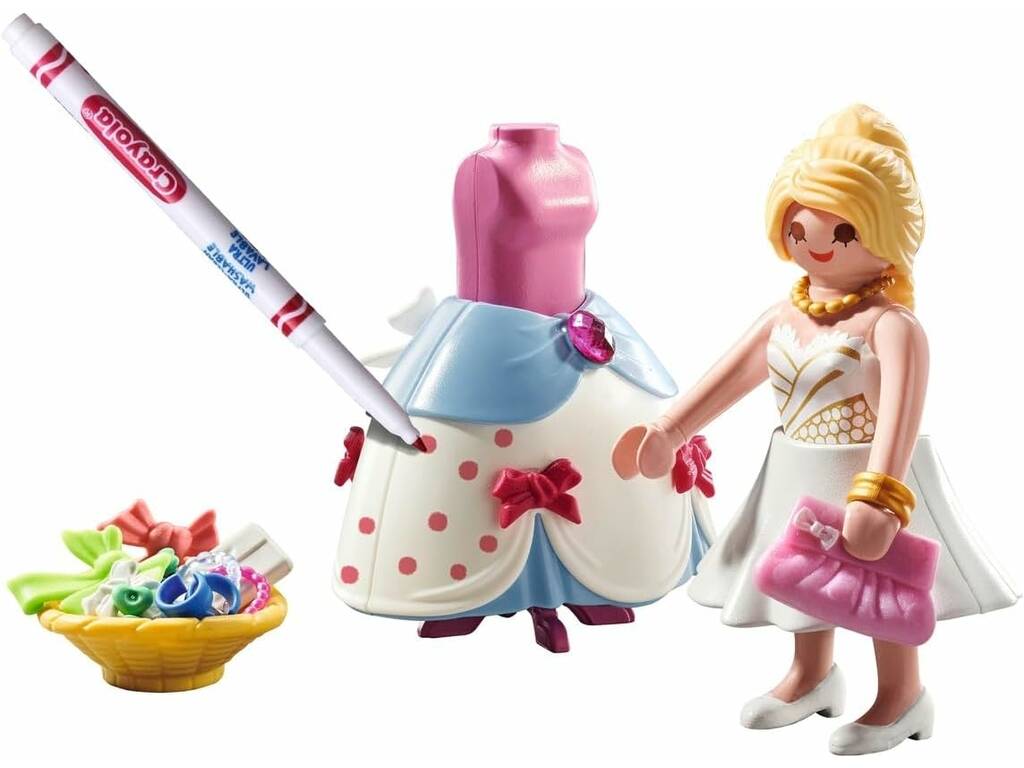Playmobil Designer de mode couleur 71374