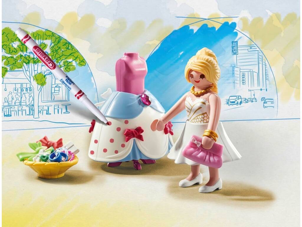 Playmobil Designer de mode couleur 71374