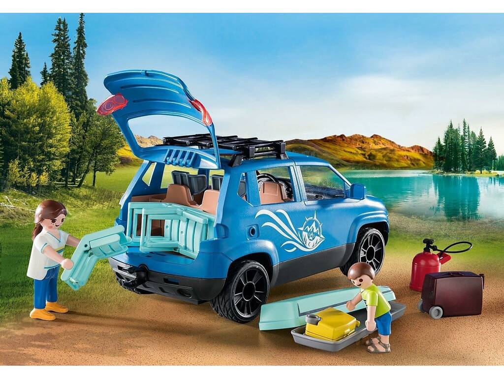 Playmobil Family Fun Caravan con auto 71423