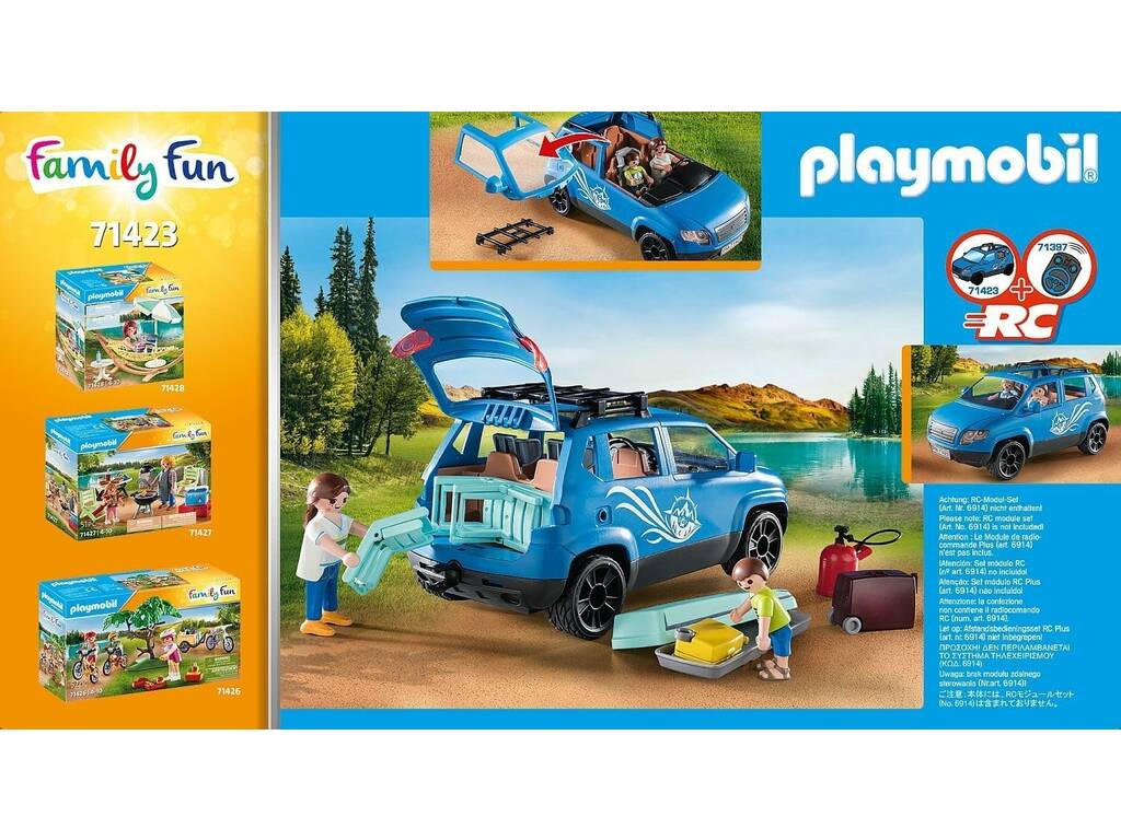 Playmobil Family Fun Caravan con auto 71423
