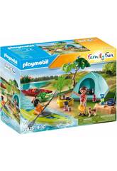 Playmobil Family Fun Camping mit Lagerfeuer 71425