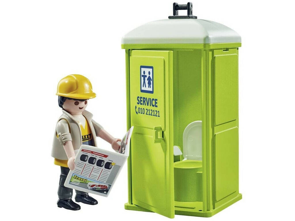 Toilettes portables Playmobil City 71435