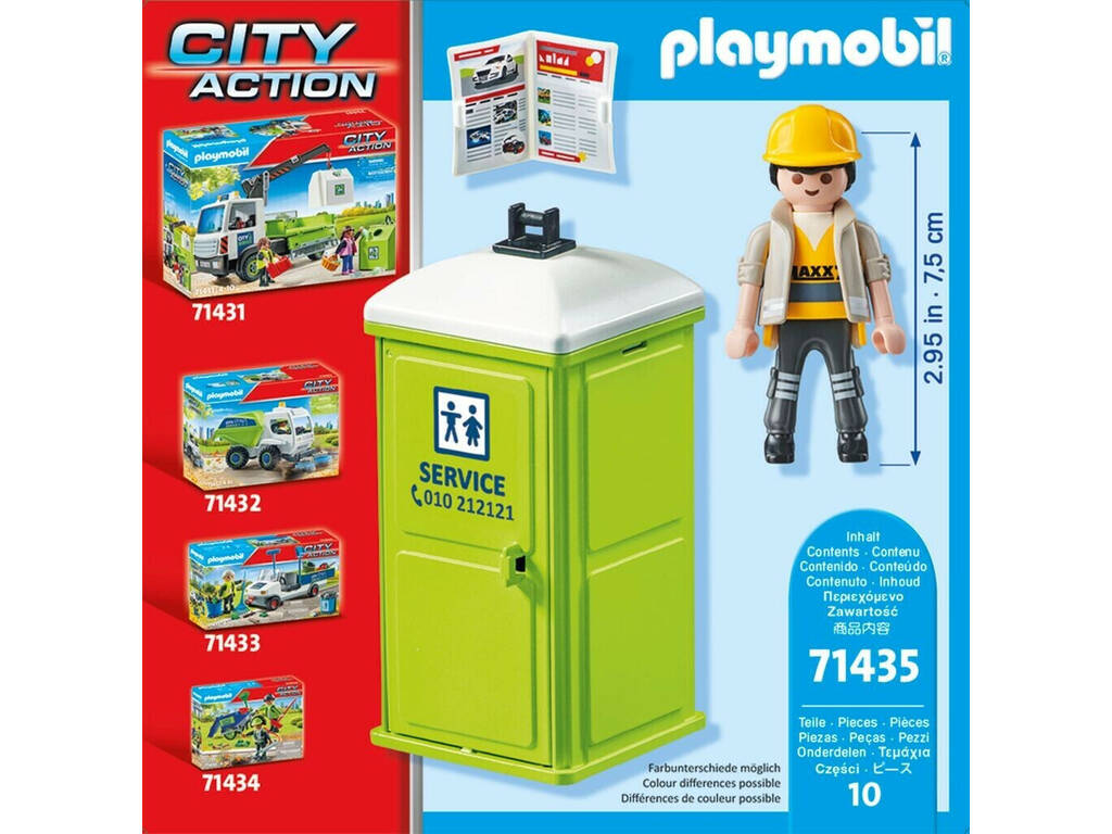 Toilettes portables Playmobil City 71435