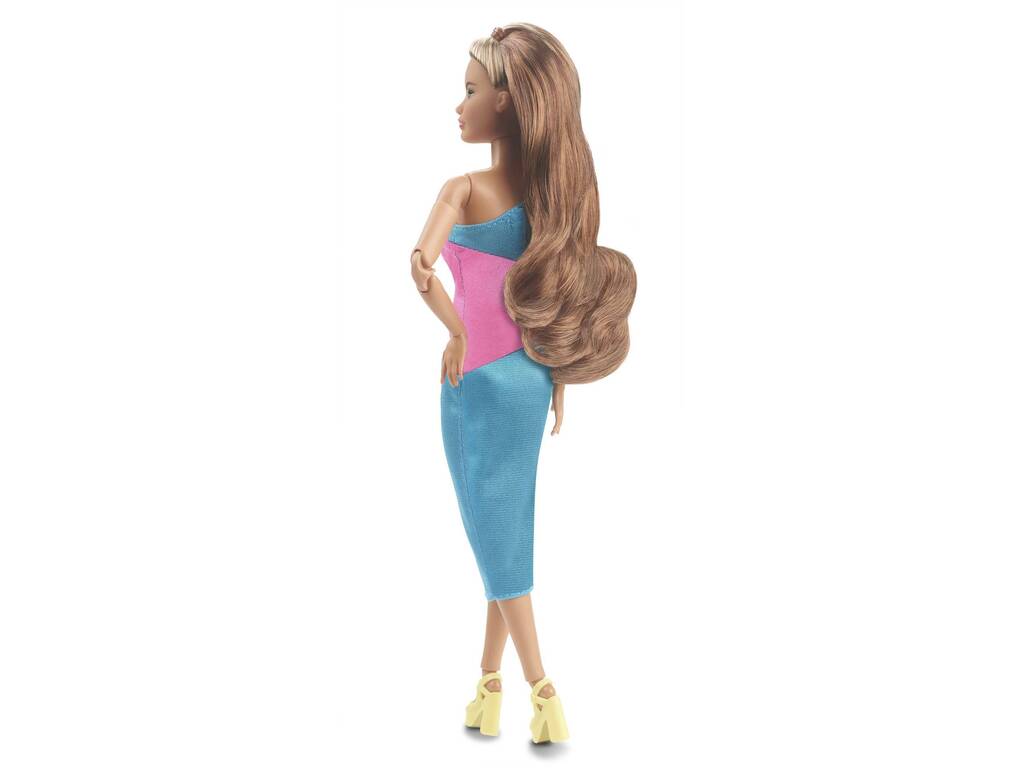 Barbie Signature Looks Barbie Doll Long Dress Mattel HJW82