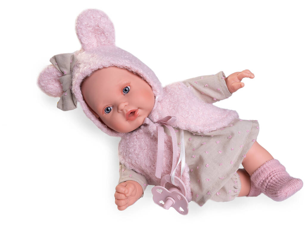 Bambola Kika Lacrime con Gilet Orecchiette 27 cm. Antonio Juan 11320