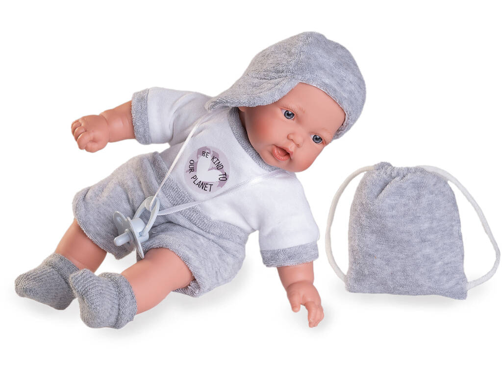 Bambola Petit Parole con Zaino 27 cm. Antonio Juan 12321
