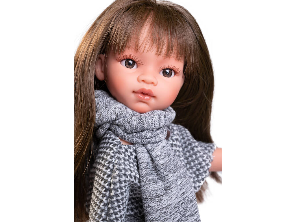 Poupée Emily costume gris 33 cm. Antonio Juan 25300