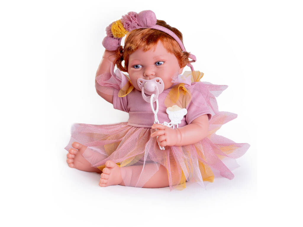 Bambola Pipa Neonata Fata con tiare 42 cm di Antonio Juan 33351