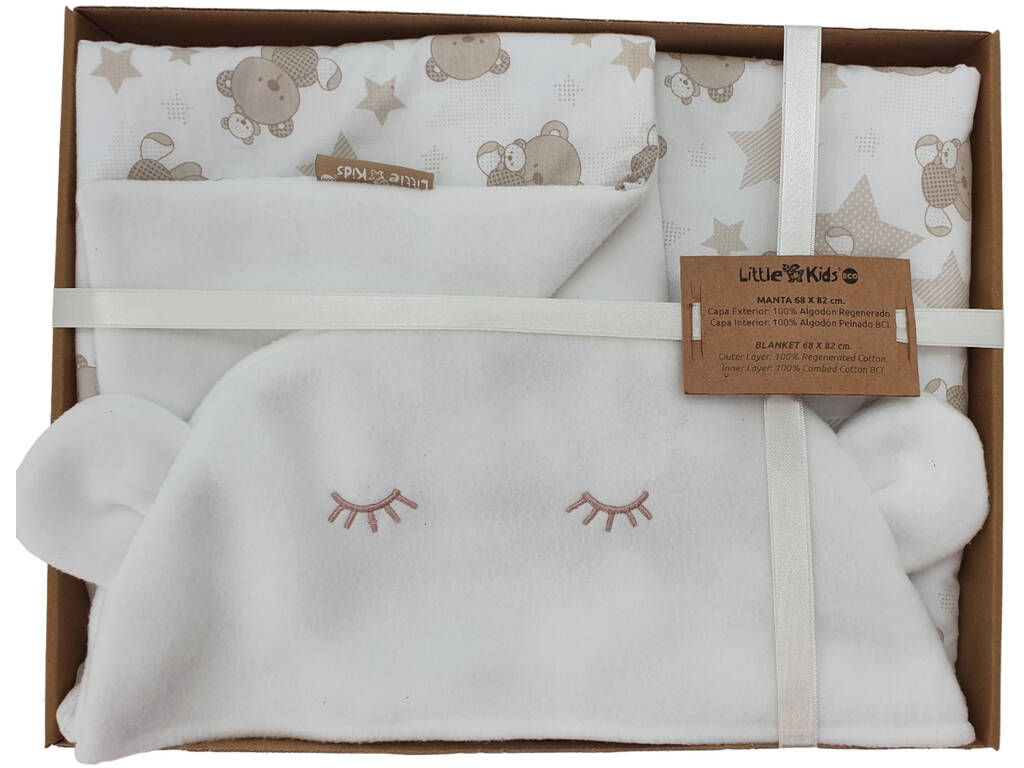 Coperta reversibile con cappuccio Creaciones Llopis 28007