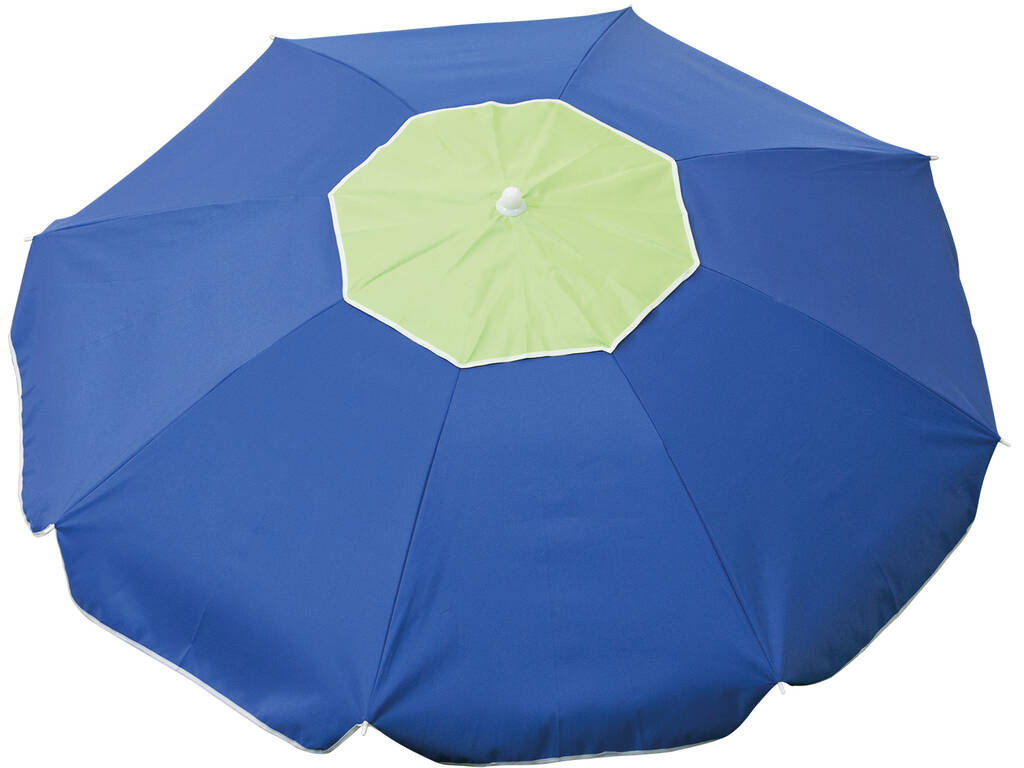 Parasol de Plage 200 cm. Oxford-Solar Canne en Fibre de Verre Aremar 70019