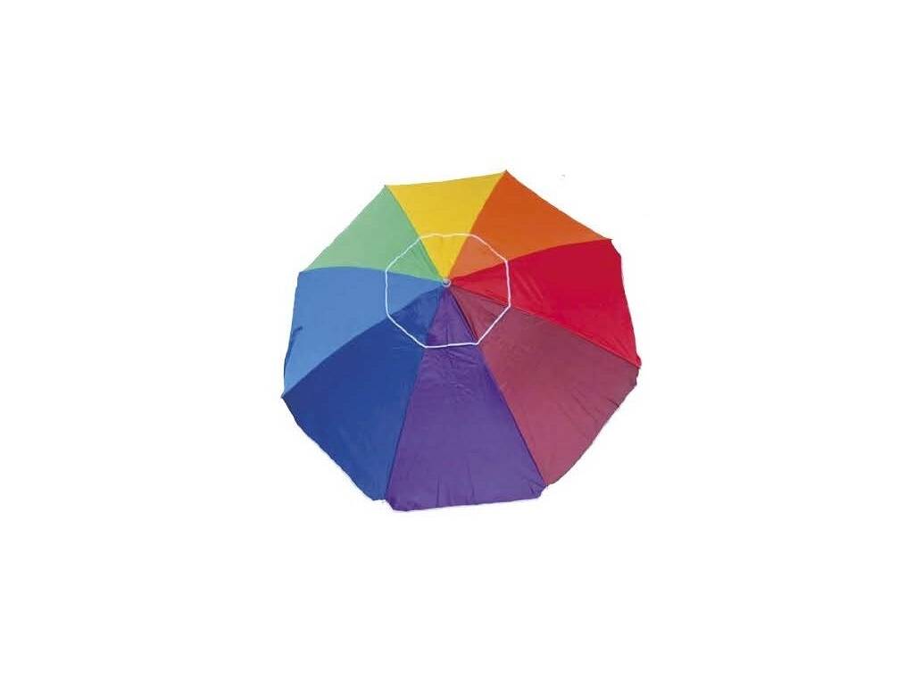 Parasol de Plage 200 cm. Oxford-Solar Canne en Fibre de Verre Aremar 70019