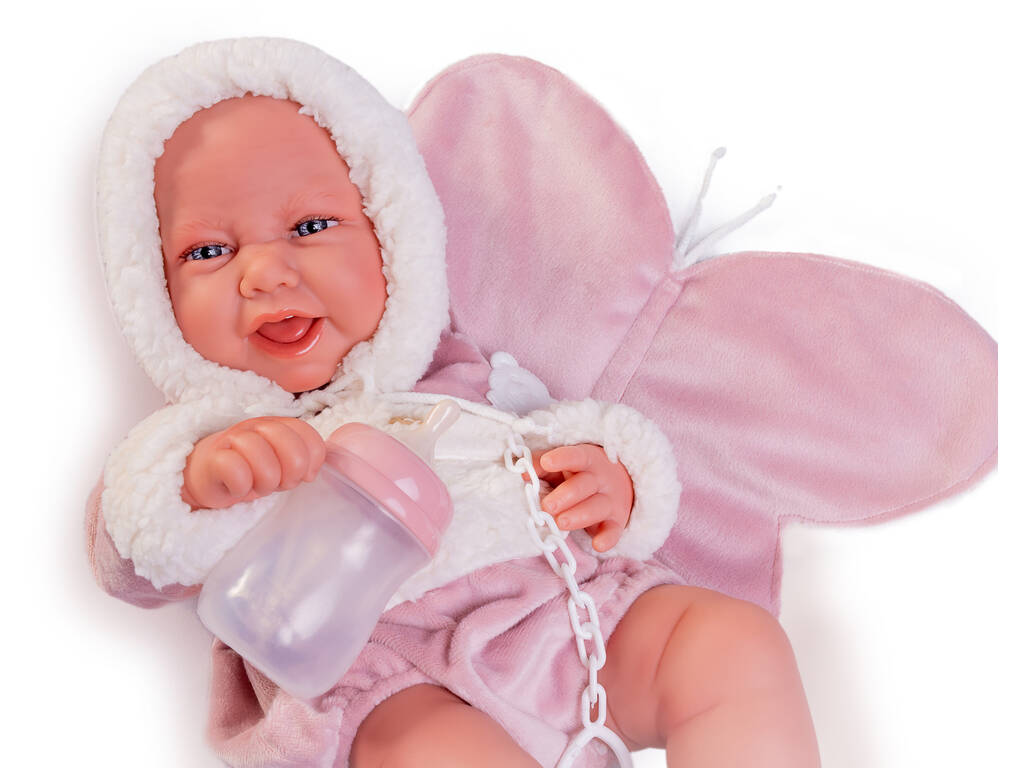 Carla Neugeborene Puppe mit Babitas trocken abwischbar 42 cm von AntonioJuan 50395