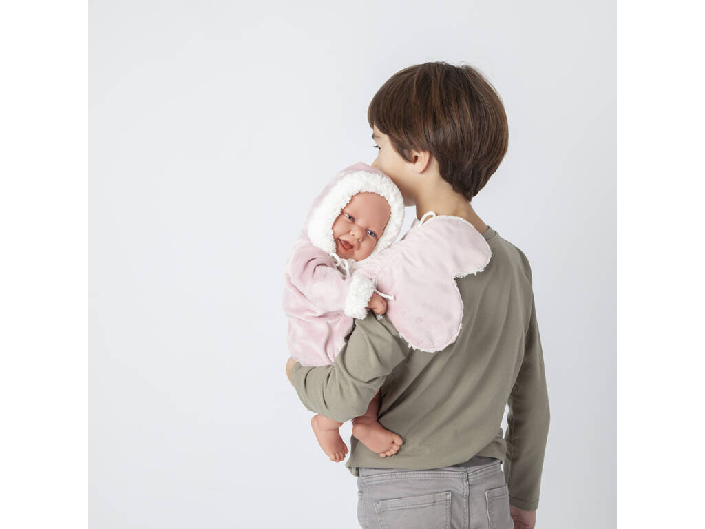 Carla Neugeborene Puppe mit Babitas trocken abwischbar 42 cm von AntonioJuan 50395
