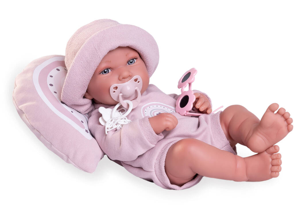 Bambola neonata Pipa con occhiali 42 cm di Antonio Juan 50400