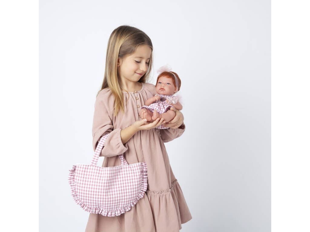 Bambola Baby Toneta con borsetta 33 cm di Antonio Juan 60353
