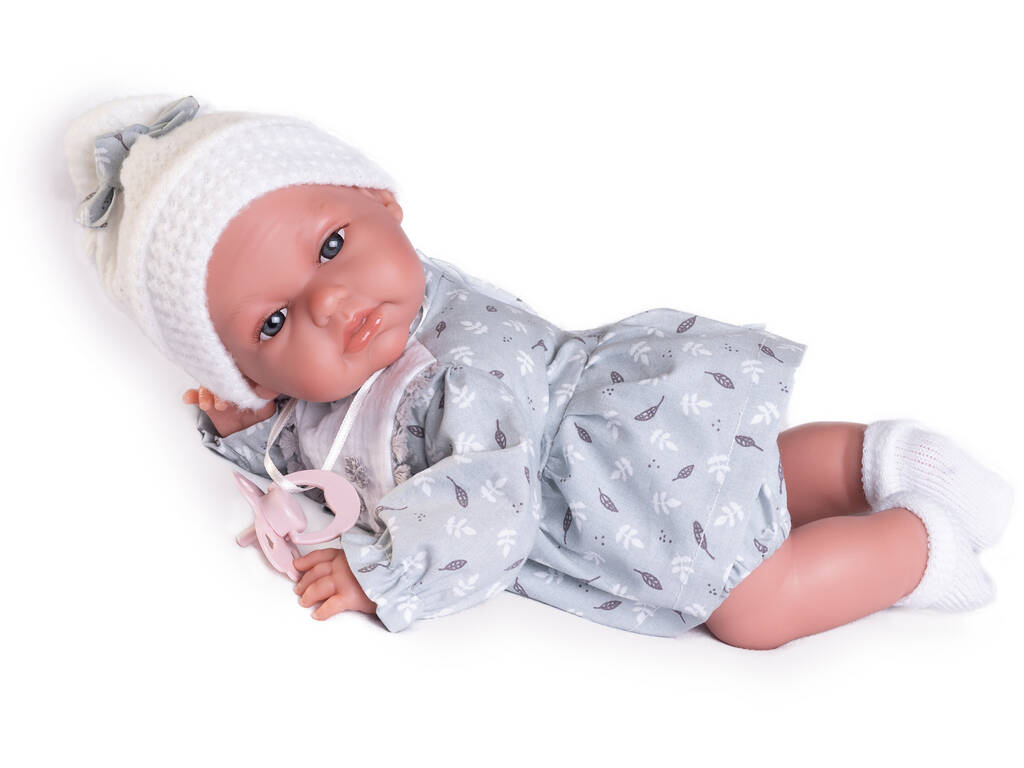 Muñeca Baby Toneta Con Hojitas 33 cm. Posturitas