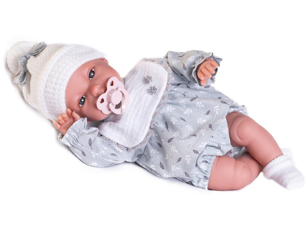 Muñeca Baby Toneta Con Hojitas 33 cm. Posturitas