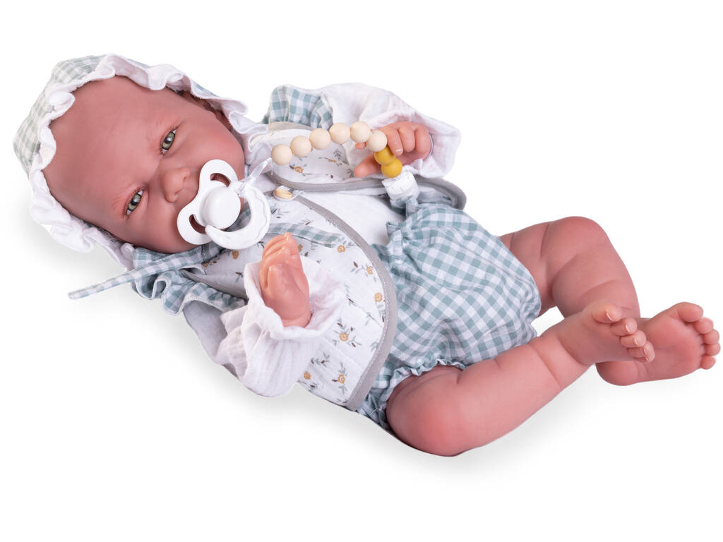 Sweet Reborn Poupée Carla avec capuche 42 cm. Antonio Juan 80321