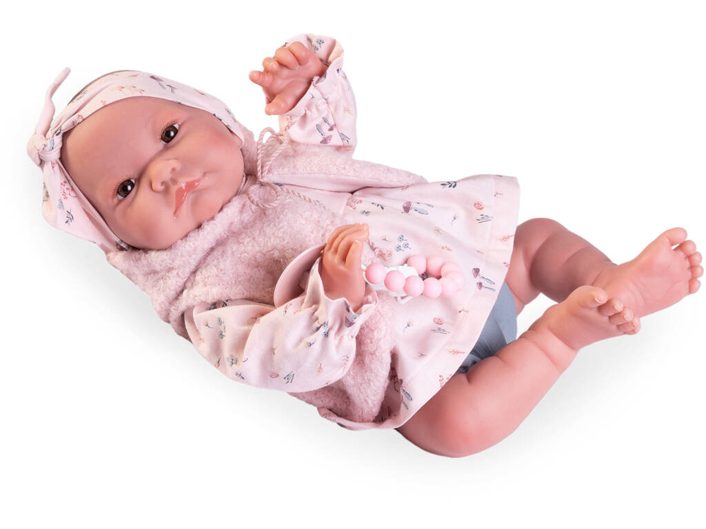 Sweet Reborn Poupée Nica avec gilet 40 cm Antonio Juan 80322