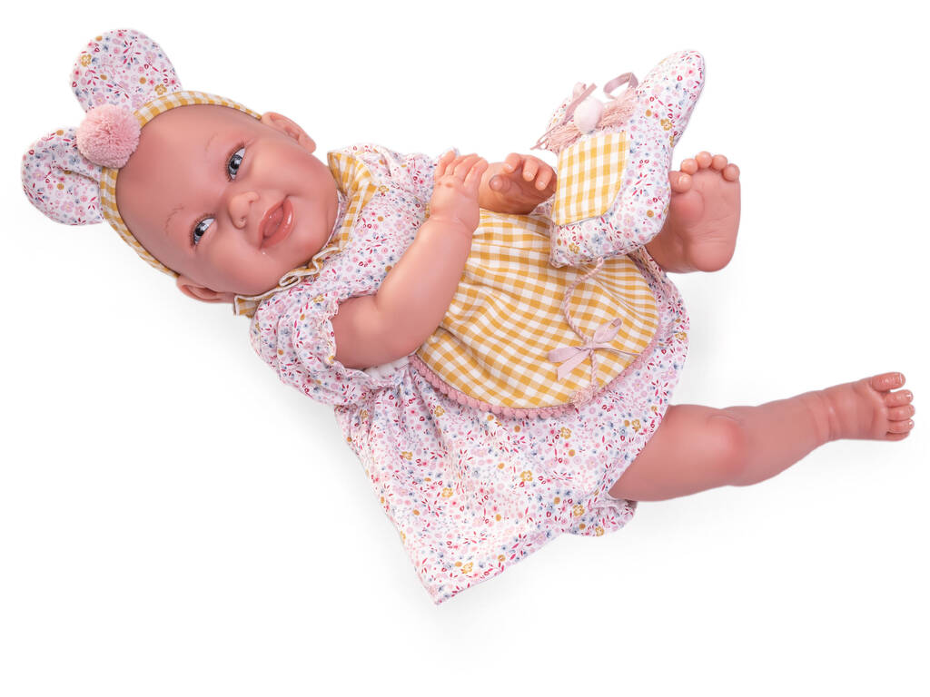 Bambola Il Mio Primo Reborn Martina Topolina con stuzzicadenti 52 cm. Antonio Juan 81381