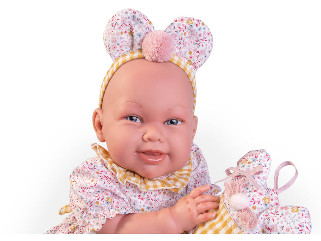 Bambola Il Mio Primo Reborn Martina Topolina con stuzzicadenti 52 cm. Antonio Juan 81381