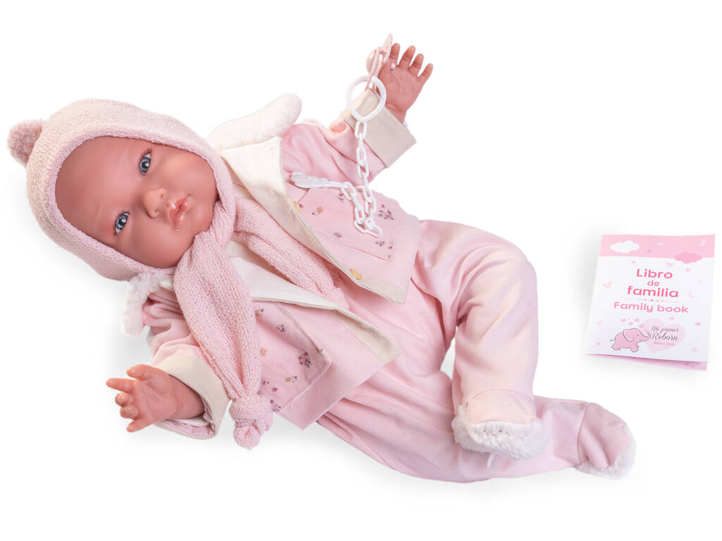 Muñeca Mi Primer Reborn Alejandra Invierno 52 cm de Antonio Juan 81383