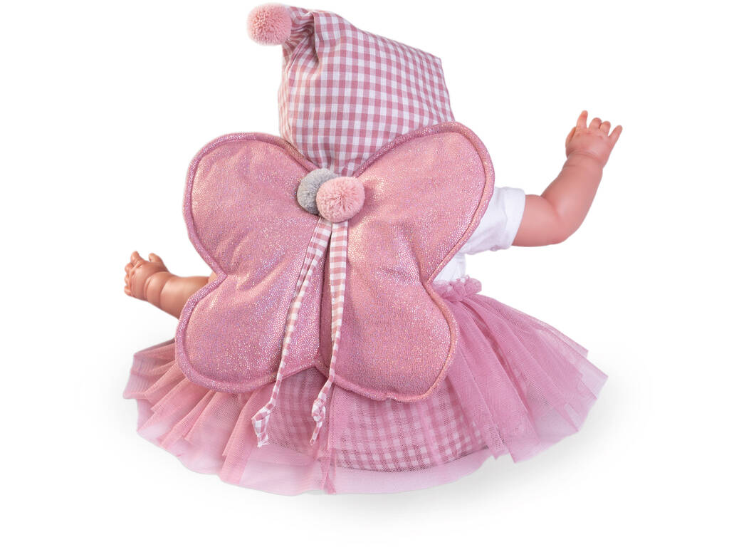 Bambola Il Mio Primo Reborn Berta con ali 52 cm di Antonio Juan 81384