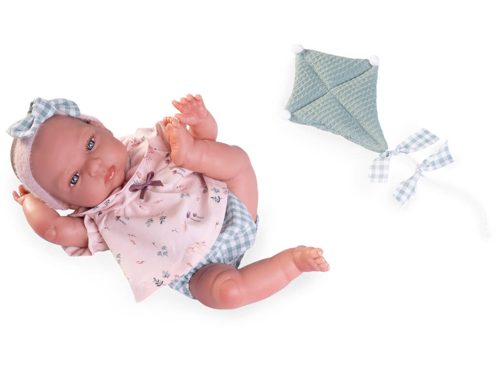 Mon petit Tufi Reborn avec cerf-volant 33 cm. Antonio Juan 82307
