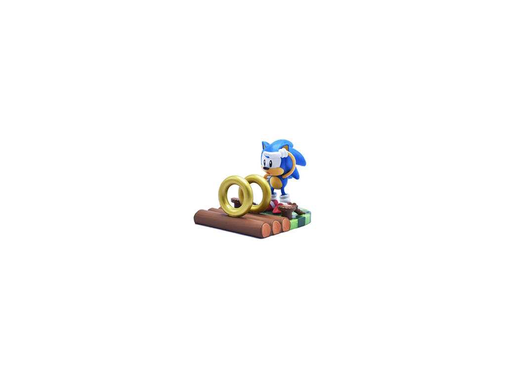 Sonic Figure 8 cm. avec Diorama Bizak 64344123