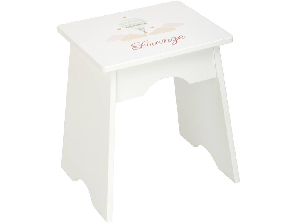 Tocador Firenze de Madera con Taburete Arias 21554