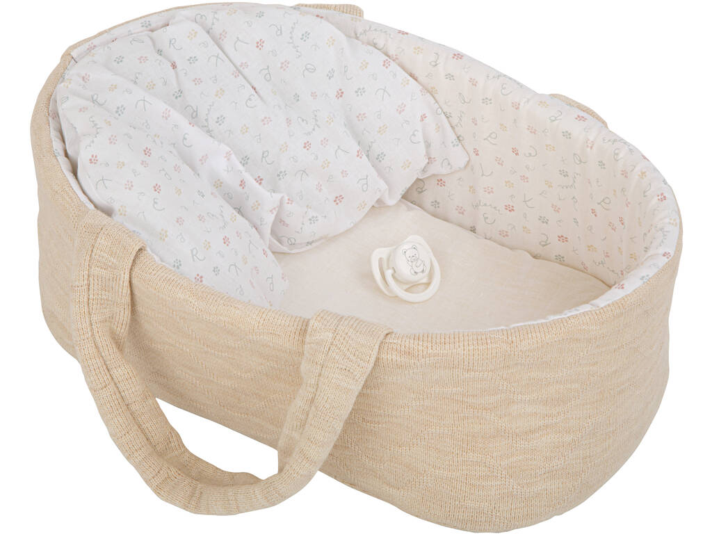 Bambola Elegance Babyto Rosa 33 cm. con Culla Arias 60740