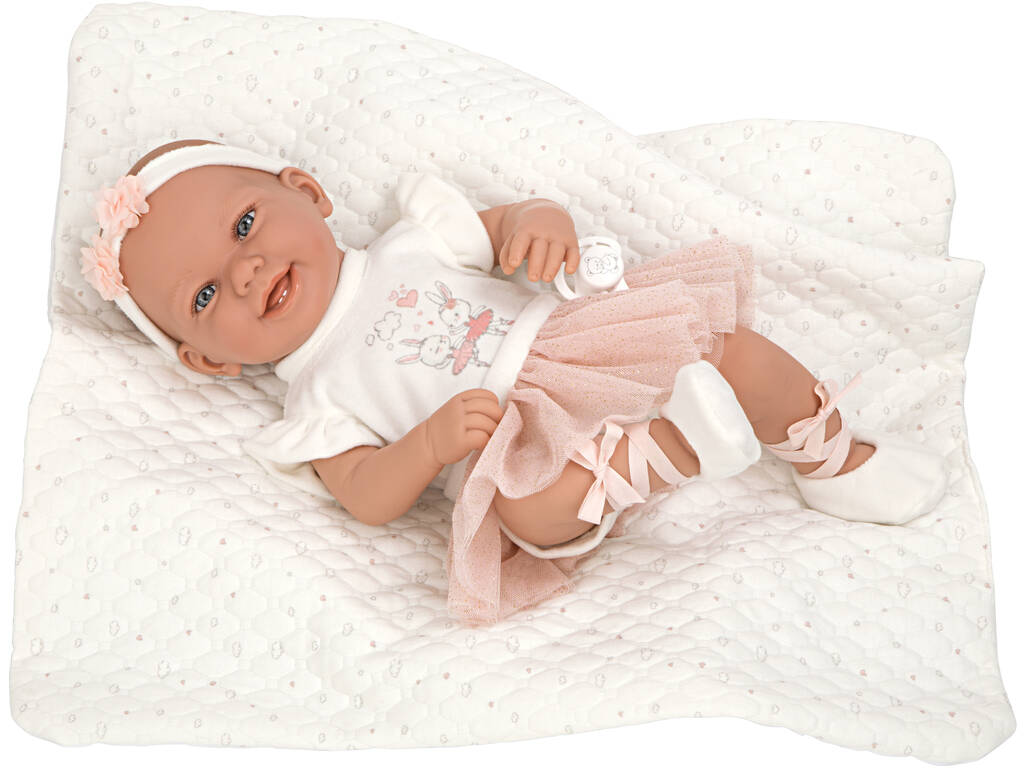 Bambola Elegance Zoe Ballerina 42 cm. con Coperta Arias 65344