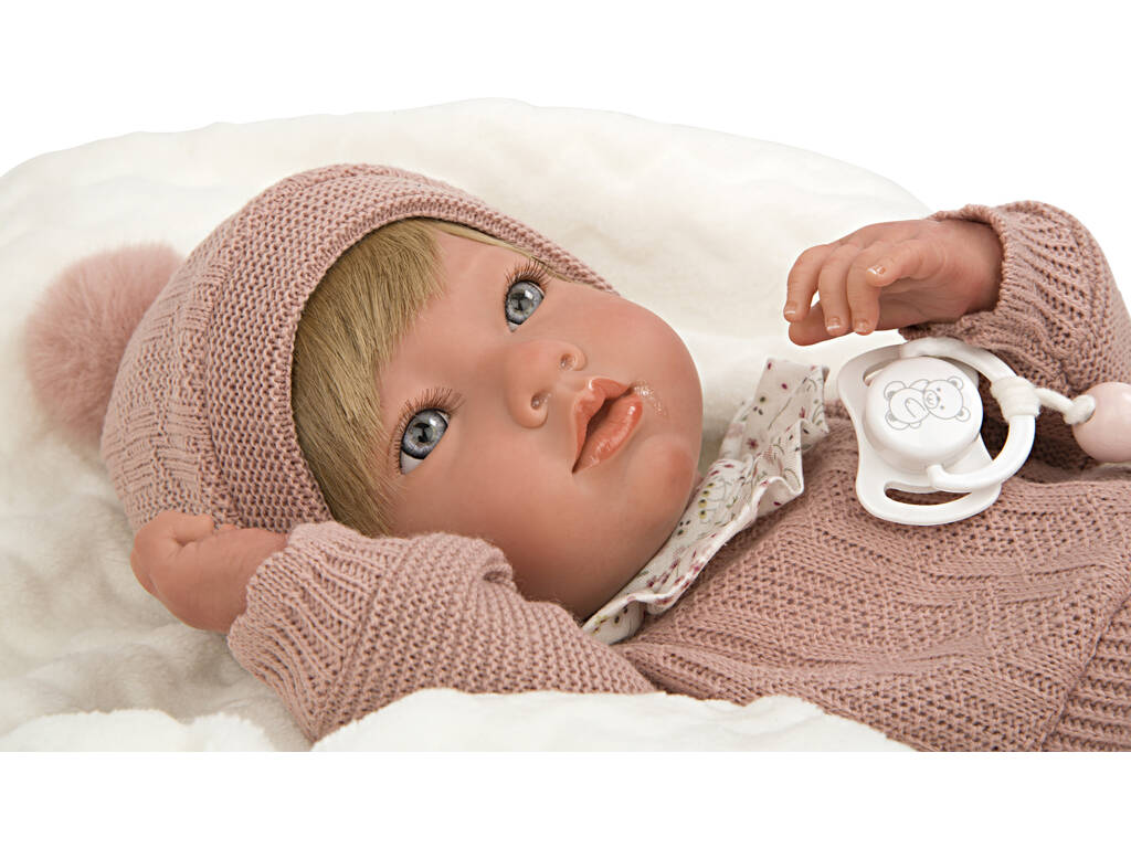 Bambola Reborn 40 cm. Aprile Rosa con Coperta Arias 98144