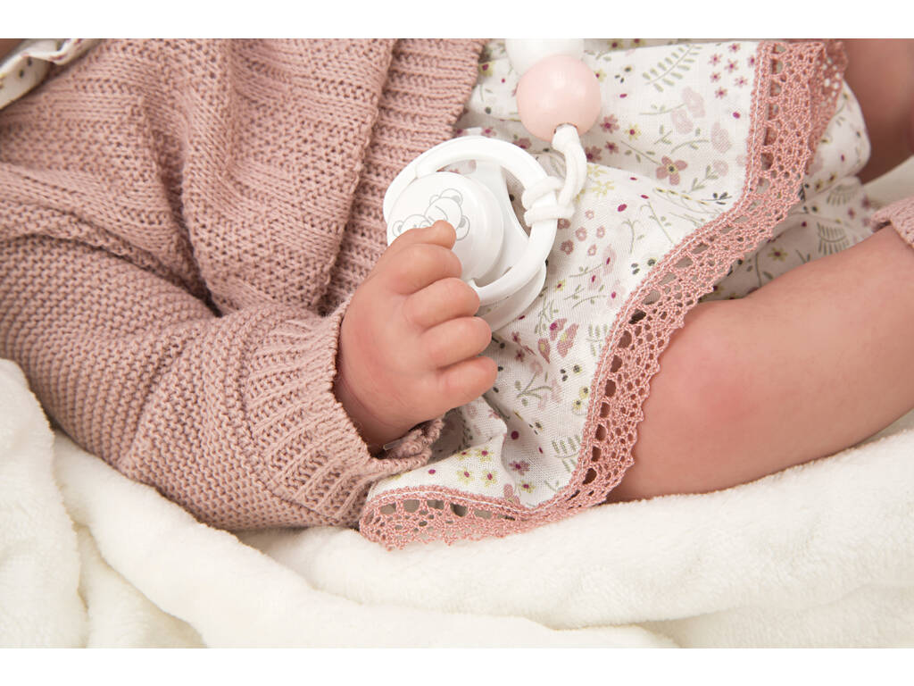 Bambola Reborn 40 cm. Aprile Rosa con Coperta Arias 98144